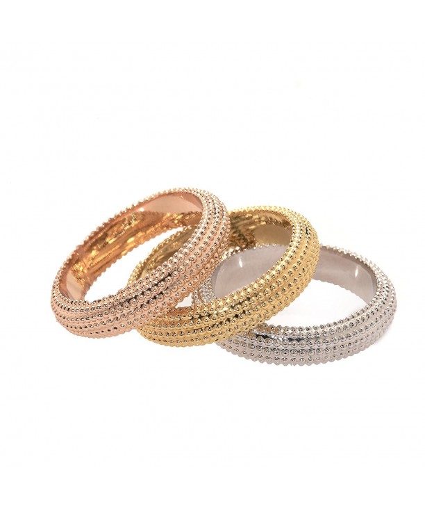 Womens Brushed Gold Plated Piece Stackable