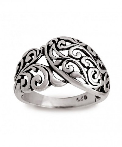 Sterling Silver Filigree Floral Inspired