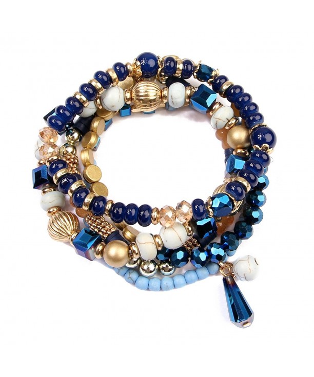 Fashion Womens Beaded Stretch Bracelet