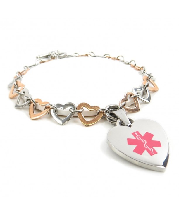 MyIDDr Engraved Medical Bracelet Stainless