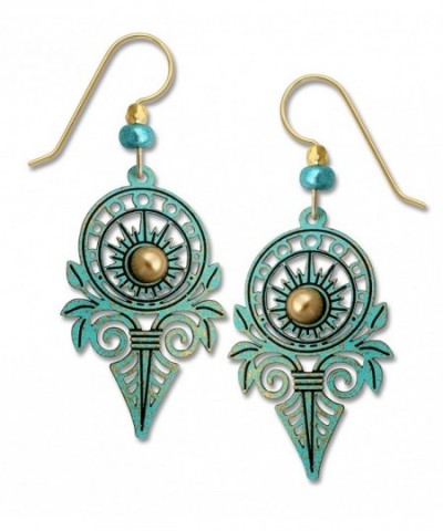 Adajio Antiqued Sunburst Earrings 7697