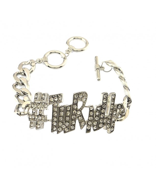 Crystal rhinestone embedded bracelet jewelry