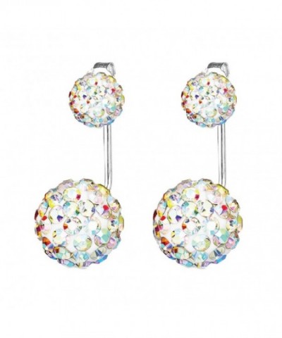 BodyJ4You Earrings Reverse Crystal Jewelry