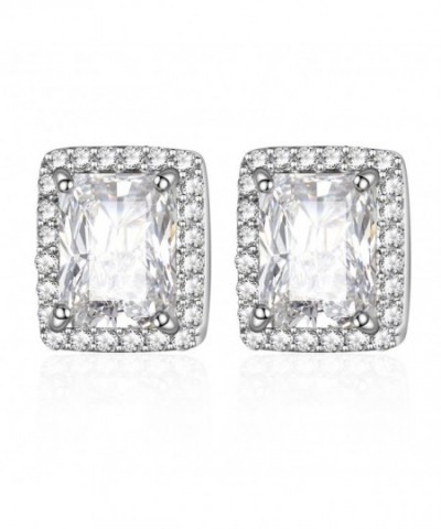 HONGYE Platinum Elements Zirconia Earrings