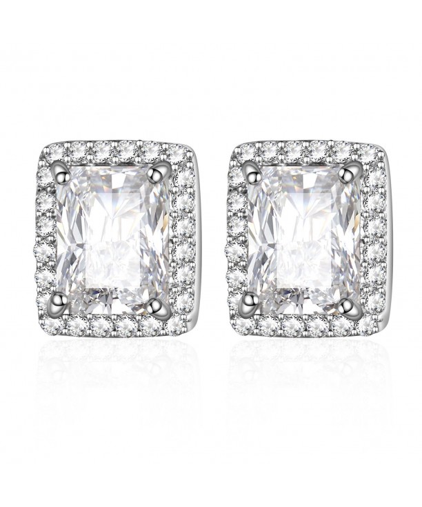 HONGYE Platinum Elements Zirconia Earrings