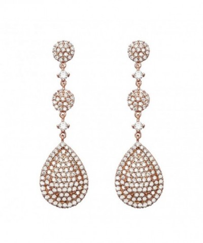 SELOVO Teardrop Luxury Earrings Zirconia