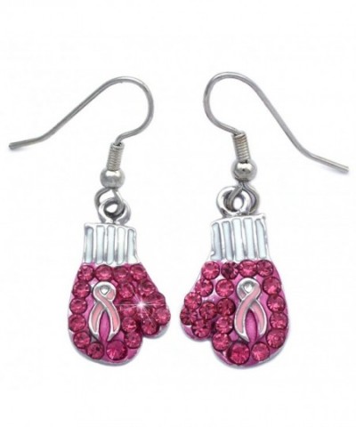 Support Breast Cancer Awareness Earrings
