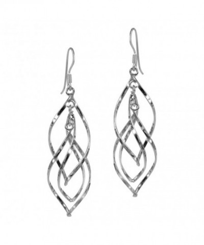 Sterling SilverGracious Swirling Infinity Earrings