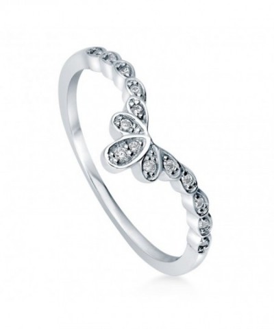 BERRICLE Rhodium Plated Sterling Zirconia