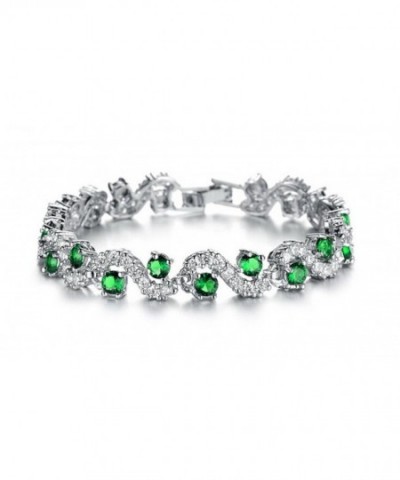 MIGAGA Platinum Zirconia bracelet Wedding