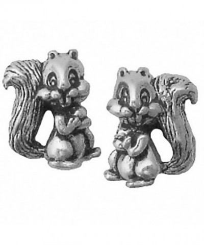 Corinna Maria Sterling Squirrel Earrings Stainless