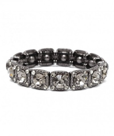 Mariell Vintage Diamond Crystal Bracelet