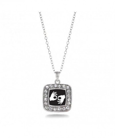 Sign Language Interpreter Charm Necklace