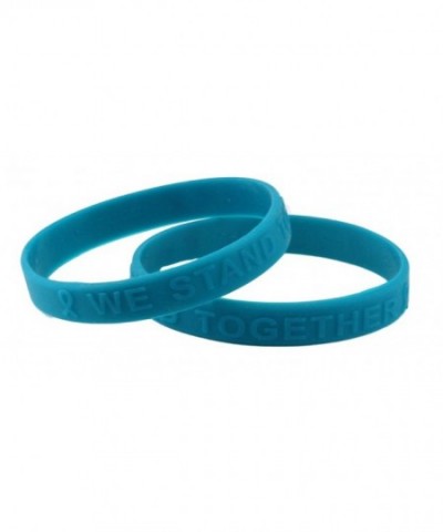 Raised Letter Silicone Bracelets Child