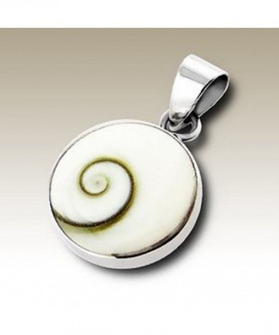 Shiva White Pendant Sterling Silver