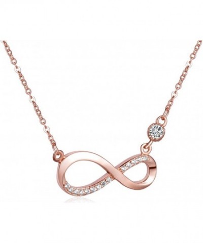 Infinite Infinity Sterling Zirconia Necklace