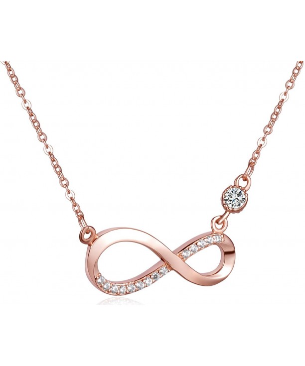 Infinite Infinity Sterling Zirconia Necklace