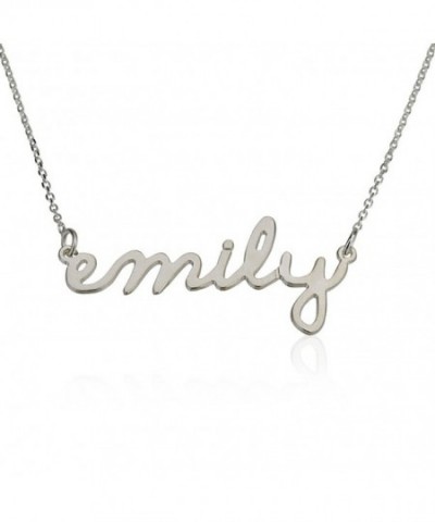 Tiny Necklace Personalized Sterling Silver