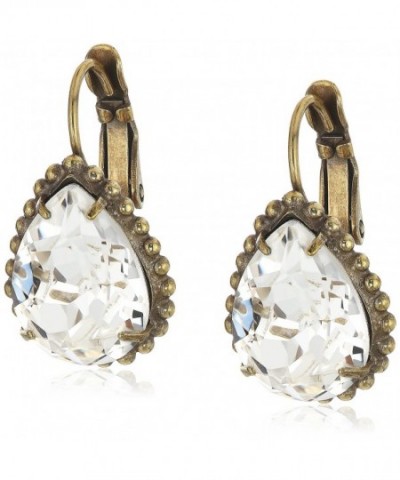 Sorrelli Pear Cut Drop Earrings