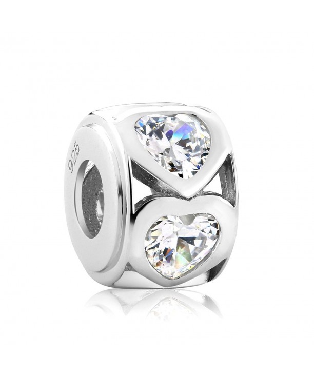 Beautiful Sterling Silver Heart Zirconia