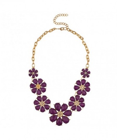 Lux Accessories Acrylic Statement Necklace
