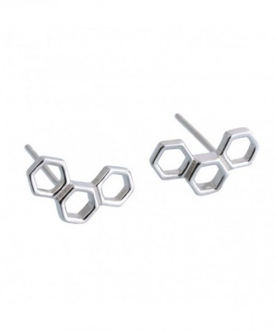 Helen Lete Honeycomb Sterling Earrings