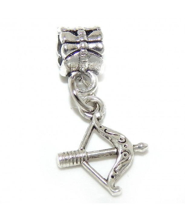 Silver Plated Dangling Archers Charm