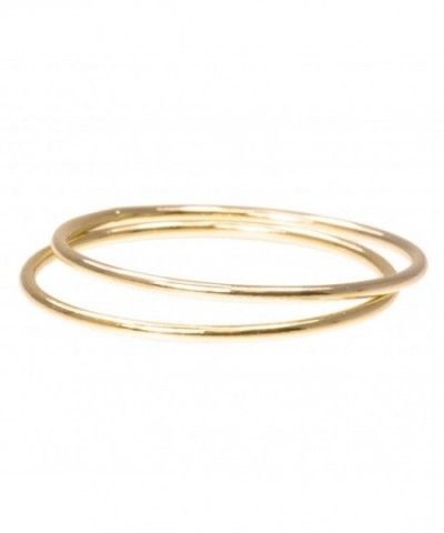 Gold Filled Stacking Rings Round