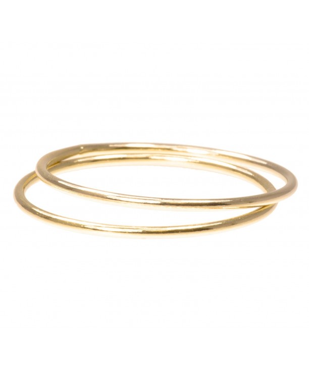 Gold Filled Stacking Rings Round