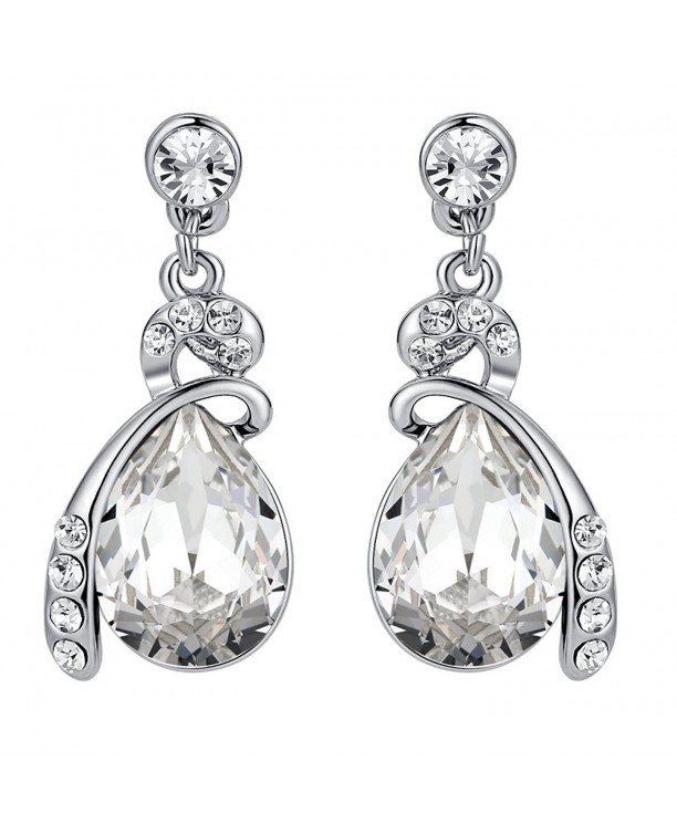 Eternal Teardrop Austrian Crystal Earrings