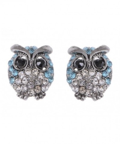 Alilang Silvery Light Rhinestones Earrings