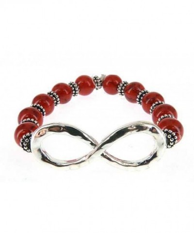 Silver tone Infinity Bracelet Jewelry Nexus