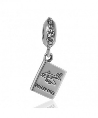 SoulBeads Sterling Airplane Passport Austrian