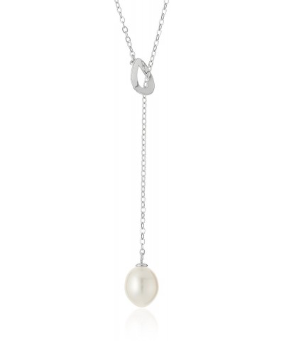 Bella Pearl Dangling Y Shaped Necklace