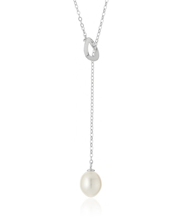 Bella Pearl Dangling Y Shaped Necklace