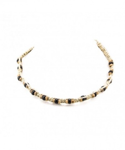 Choker Necklace Coconut Black Tiger