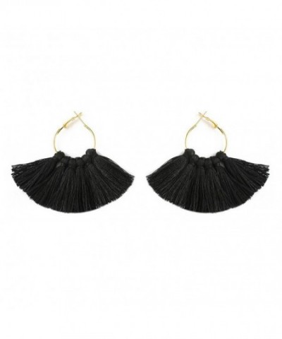 Semicircle Tassel Earrings Bohemian Statement