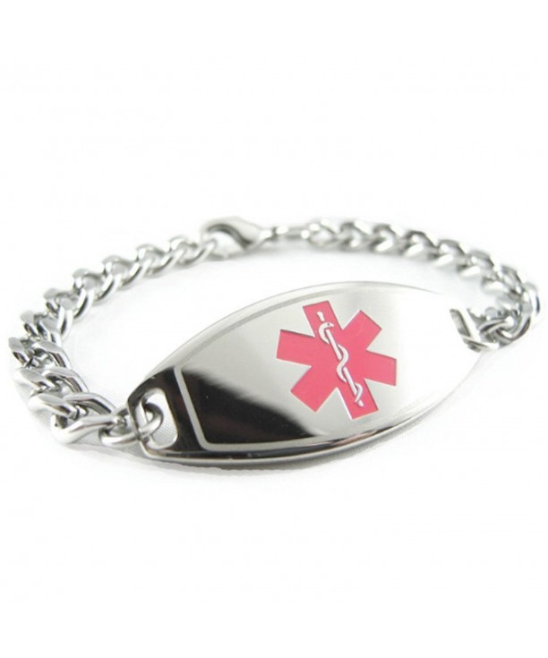 MyIDDr Pre Engraved Customized Medical Bracelet