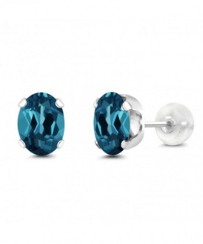 Shape London Topaz White Earrings