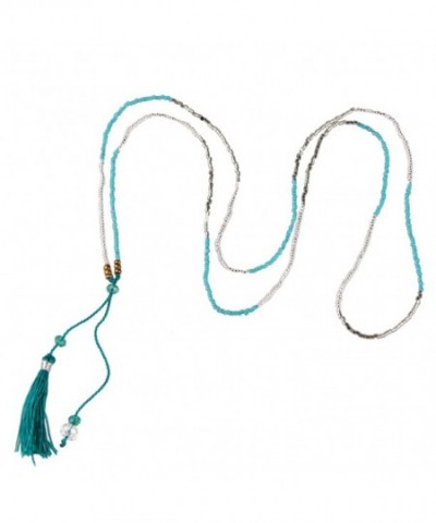 KELITCH Crystal Beaded Necklace Pendant