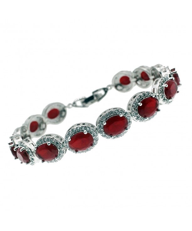 Hermosa Birthstone Sterling Bracelets Zirconia