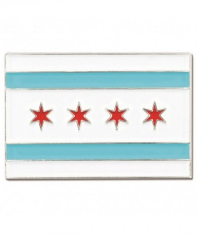 PinMarts Rectangle Chicago Enamel Lapel