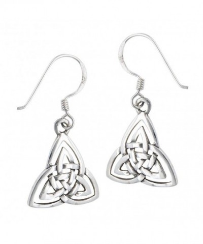 Sterling Silver Trinity Celtic Earrings