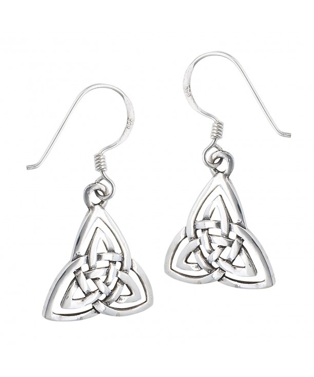 Sterling Silver Trinity Celtic Earrings