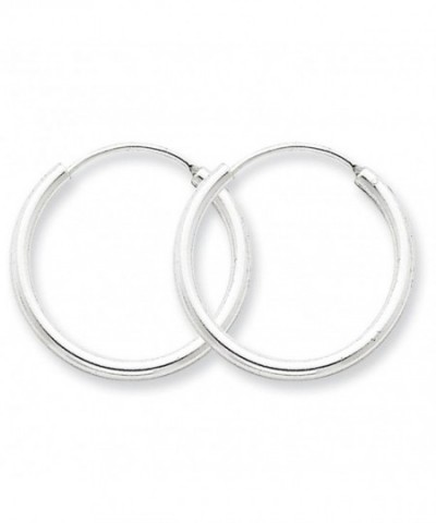 Sterling Silver Polished Endless Earrings