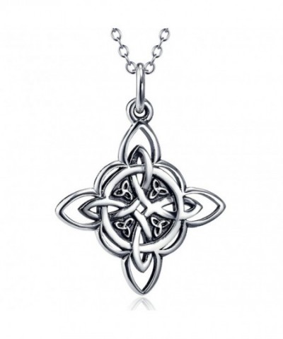 Sterling Triquetra Trinity Pendant Necklace