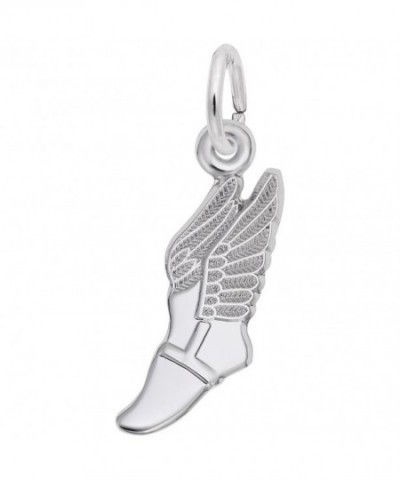 Rembrandt Charms Winged Sterling Engravable