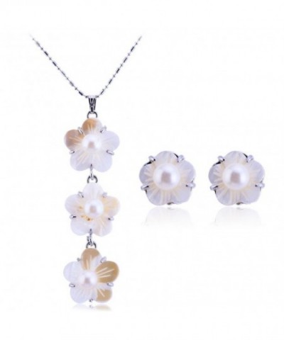 Freshwater Pendant Necklace Earring 900068