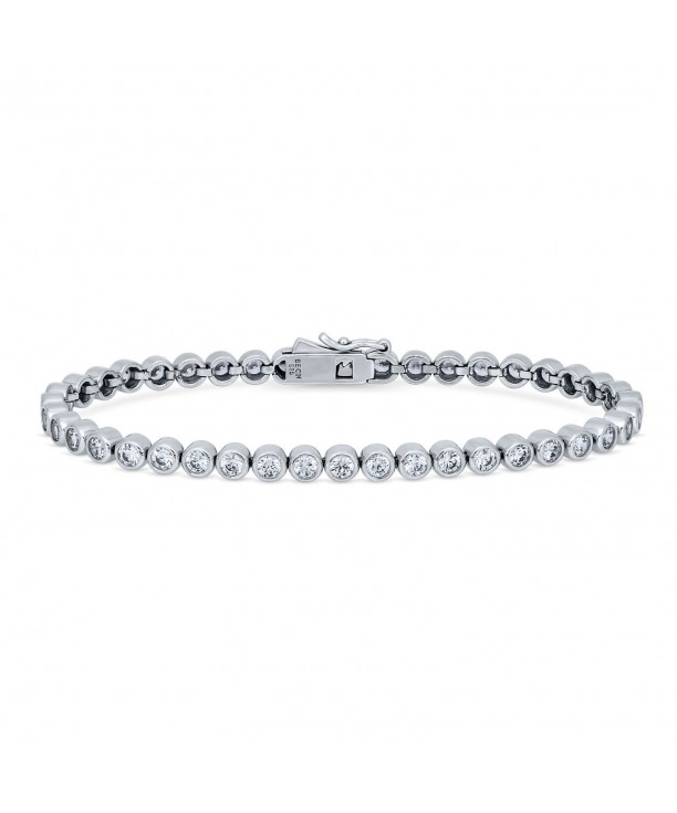 BERRICLE Sterling Bracelet Swarovski Zirconia