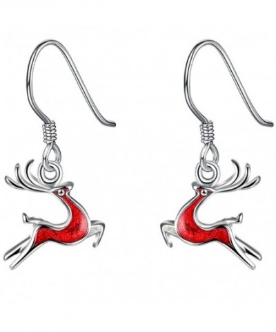 FENDINA Christmas Reindeer Sterling Earrings